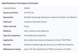 HUTCH EQUALIZER DOUBLE LOCK WASHER 5/8