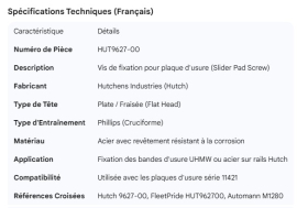 HUTCH SCREW (FOR SLIDER PAD)