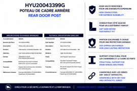 HYUNDAI REAR DOOR POST RS
