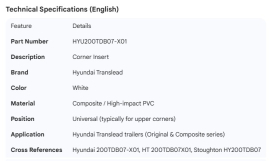 HYUNDAI CORNER INERT WHITE