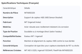 IMT ABS SENSOR BRACKET