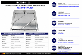 PLACARD HOLDER