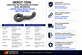 DOOR HOLDBACK BOTTOM RAIL HOOK PROPAR