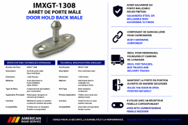 DOOR HOLD BACK MALE 1.625"