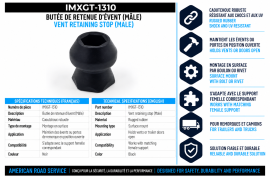 VENT HOLD BACK MALE RUBBER