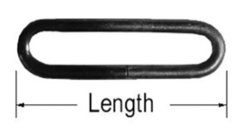 EBERHARD DOOR HOLD BACK LINK 4"