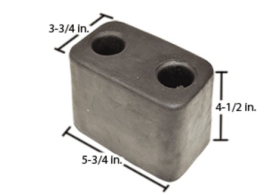 DOCK BUMPER 3-1/2" CL
