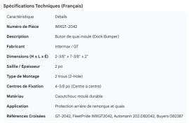 DOCK BUMPER 4.50" CL