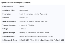 6 WAY BASE RECEPTACLE