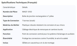 JUNCTION BOX RECTANGULAR 7 POLE
