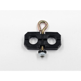 HOSE CLAMP2-HOLE 3/8 HOSE