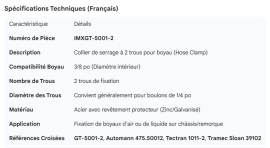 HOSE CLAMP2-HOLE 3/8 HOSE