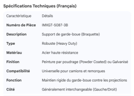 MUD FLAP SUPPORT BRKT