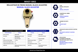 SLACK ADJUSTER MANUAL 1-5/8 37 6"