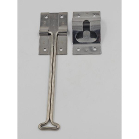 DOOR HOLDBACK T 6" SS KIT