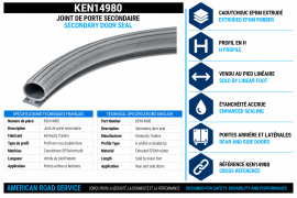 KENTUCKY SECONDARY DOOR SEAL
