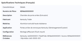 KENTUCKY REAR DOOR HINGE