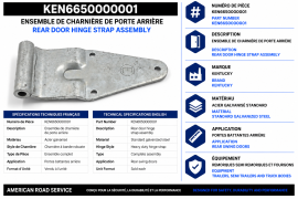 KENTUCKY REAR DOOR HINGE