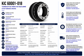 DRUM DISC HUB PILOT BALANCED HD