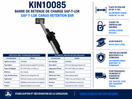 KINEDYNE STEEL SAF-T-LOK BAR (89"-105")