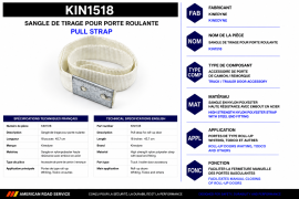 KINEDYNE ROLL-UP DOOR PULL STRAP 18"