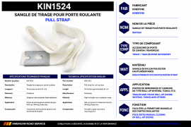 KINEDYNE ROLL-UP DOOR PULL STRAP 24"