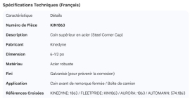 PROTECTEUR DE COIN AVANT