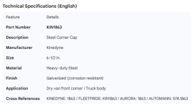 PROTECTEUR DE COIN AVANT