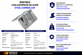 KINEDYNE STEEL CORNER CAP 6-1/2