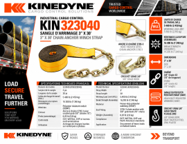 KINEDYNE WINCH STRAP 30' W/3705-3  **5400 LBS**