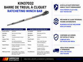 KINEDYNE WINCH BAR RATCHETING