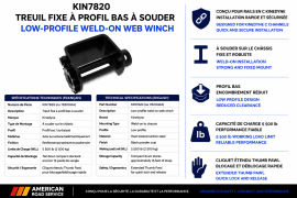 KINEDYNE LOW PROFILE WEBBING WINCH