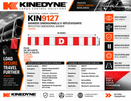 KINEDYNE D BANNER 12" X 96" WITH 10 GROMMETS