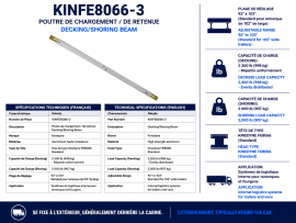 KINEDYNE ALUMINUM DECKING BEAM