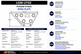 UTILITY WING PLATE RH 3-1103-078