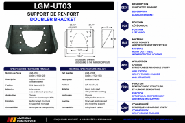 UTILITY DOUBLER BRACKET LH 3-1103-123