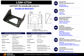 UTILITY DOUBLER BRACKET RH 3-1103-124