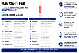 MANUS SILICONE CAULK CLEAR