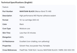 MANUS SEALANT BLACK