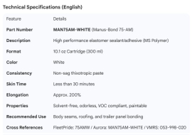 MANUS SEALANT WHITE