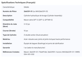 MAXON CYLINDER FOR GPT-5 3-1/2" DIA 10" STROKE