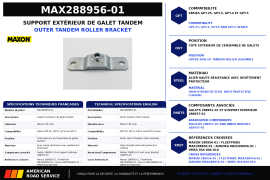 MAXON TANDEM ROLLER OUTER BRACKET