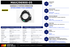 MAXON HARNESS INTERCONNECT 31'