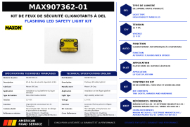 MAXON FLASHING LIFTGATE SAFETY LIGHT