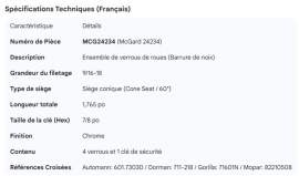 MCGUARD WHEEL LOCKS 9/16-20 (PKG 4)