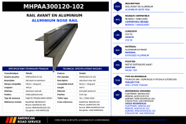 MONON TRAILER ALUMINUM NOSE RAIL