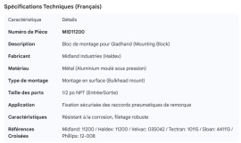 MIDLAND GLAD HAND BLOCK