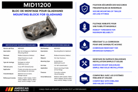 MIDLAND GLAD HAND BLOCK