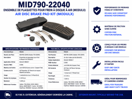 MIDLAND DISC BRAKE PAD KIT