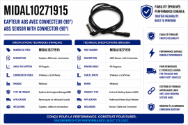 MIDLAND ABS SENSOR 90DEG 2M / 6.50'